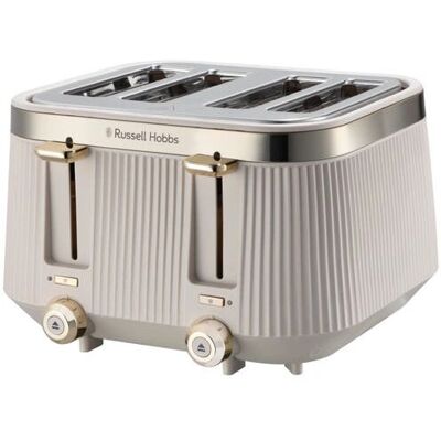 Russell Hobbs Brontë 4 Slice Toaster - Stone Russell Hobbs Brontë 4 Slice Toaster - Stone