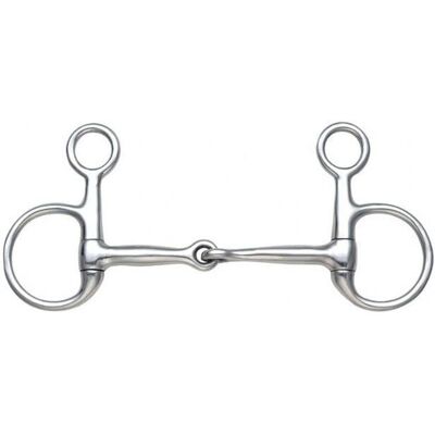Shires - Hanging Cheek Snaffle - Steel - 6.0 - Bit Shires - Hanging Cheek Snaffle - Steel - 6.0 - Bit
