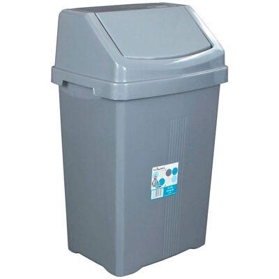 Wham 25L Grey Swing Bin - Trash Bin Wham 25L Grey Swing Bin - Trash Bin