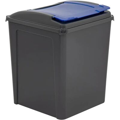 Wham - 50L - Blue - Recycle bin lid - Trash bin Wham - 50L - Blue - Recycle bin lid - Trash bin