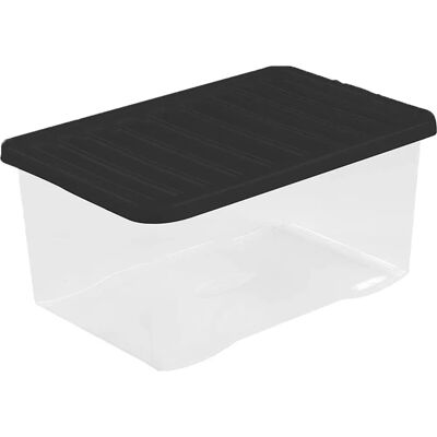 Wham Storage Box 11L - Stackable Plastic Clothes Tidy Organizer Wham Storage Box 11L - Stackable Plastic Clothes Tidy Organizer