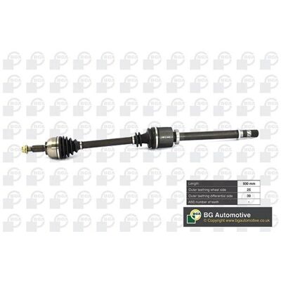BGA DS7331RA - Höger framdrivaxel för Renault 930 BGA DS7331RA - Höger framdrivaxel för Renault 930