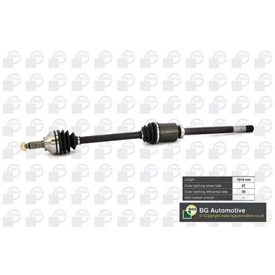 BGA - DS7319R - 1018 - Driveshaft BGA - DS7319R - 1018 - Driveshaft