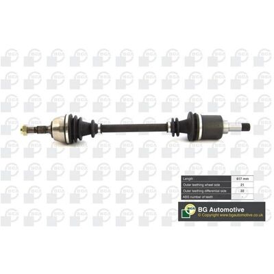 BGA DS1432L - Vorderes linkes Antriebswelle BGA DS1432L - Vorderes linkes Antriebswelle