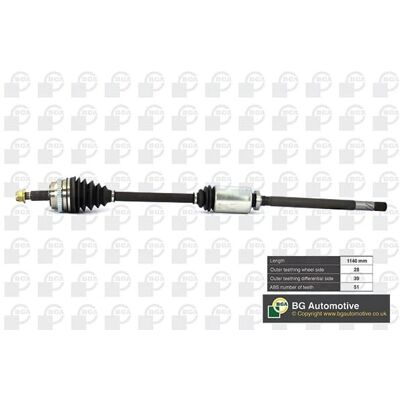 BGA DS7335RA Aandrijfashendel - Drive Shaft BGA DS7335RA Aandrijfashendel - Drive Shaft