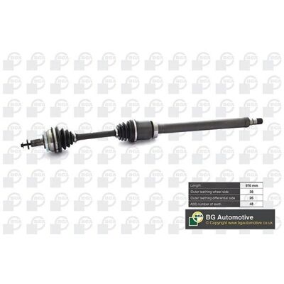 BGA DS9707RA Albero di trasmissione Volvo - Anteriore destro per modelli 970, 976 BGA DS9707RA Albero di trasmissione Volvo - Anteriore destro per modelli 970, 976