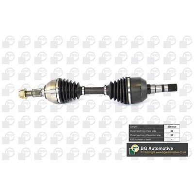 BGA DS9532 - Aandrijfas voor Saab 9-3, Opel Vectra C BGA DS9532 - Aandrijfas voor Saab 9-3, Opel Vectra C