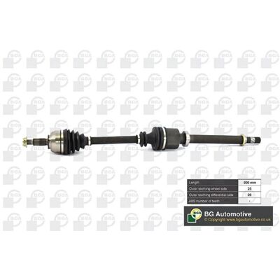 BGA DS7349R Renault Aandrijfas - Aandrijfas BGA DS7349R Renault Aandrijfas - Aandrijfas