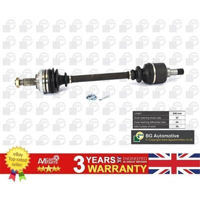 BGA DS6713L - Eixo de transmissão para Peugeot Citroën Fiat BGA DS6713L - Eixo de transmissão para Peugeot Citroën Fiat