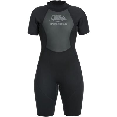 Trespass Black Wetsuit - Short 3mm for Women Trespass Black Wetsuit - Short 3mm for Women