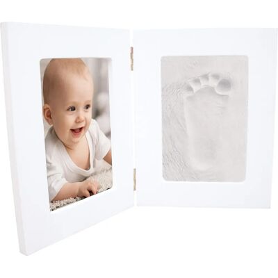 Happy Hands Double Frame Baby Abdruckset - Weiß - Baby Abdruckset Happy Hands Double Frame Baby Abdruckset - Weiß - Baby Abdruckset