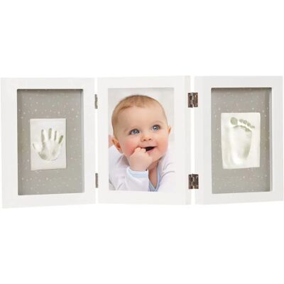 Dooky Luxury Memory Box Triple Frame Baby Imprint Kit - Baby Type Dooky Luxury Memory Box Triple Frame Baby Imprint Kit - Baby Type
