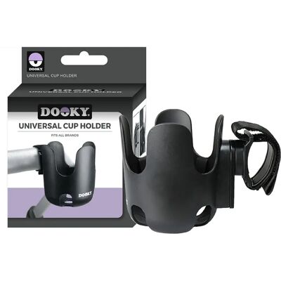 Dooky Taza Universal Negra - Accesorio para Carro y Cochecito Dooky Taza Universal Negra - Accesorio para Carro y Cochecito