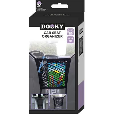 Dooky Autositz-Organizer - 28x28 cm - Schwarz - Vielseitig Dooky Autositz-Organizer - 28x28 cm - Schwarz - Vielseitig