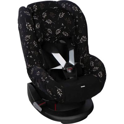 Capa de Assento de Carro Dooky - Folhas Românticas - Preto - Tamanho Único - Acessórios Capa de Assento de Carro Dooky - Folhas Românticas - Preto - Tamanho Único - Acessórios