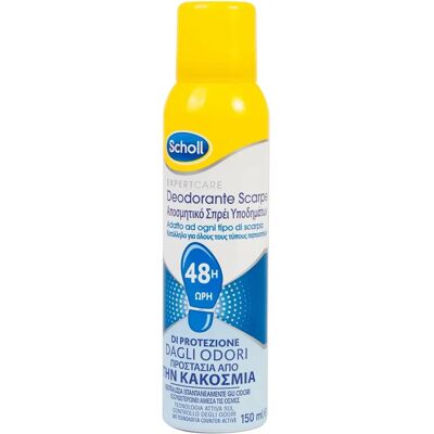Spray Deodorante Scholl per Scarpe - 150ml - Freschezza Duratura Spray Deodorante Scholl per Scarpe - 150ml - Freschezza Duratura