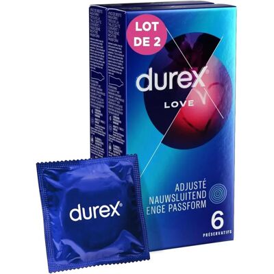Durex Love 6 Préservatifs - Kit Voyage - Hygiène & Soins - DUREX Durex Love 6 Préservatifs - Kit Voyage - Hygiène & Soins - DUREX