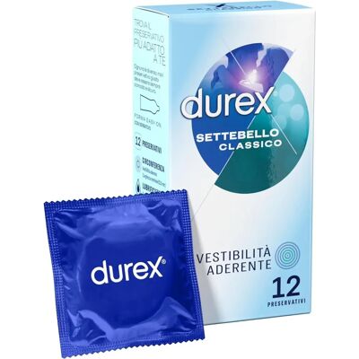 Durex Settebello Clásico 12 Condones - Sexo Seguro Durex Settebello Clásico 12 Condones - Sexo Seguro
