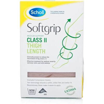Scholl - Softgrip C2 - Thigh - Natural - Compression Hosiery Scholl - Softgrip C2 - Thigh - Natural - Compression Hosiery