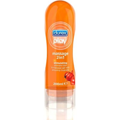 Gel de Masaj cu Apă Durex - Gel cu Guaraná 200ml Gel de Masaj cu Apă Durex - Gel cu Guaraná 200ml