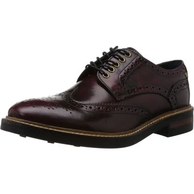 Base London Woburn Chaussures Brogue - Bordeaux Rouge - Publicité Base London Woburn Chaussures Brogue - Bordeaux Rouge - Publicité