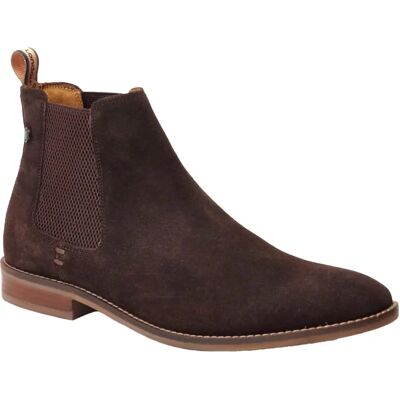 Base London Virgil Bruin Suede Chelsea Boots - Boots Base London Virgil Bruin Suede Chelsea Boots - Boots