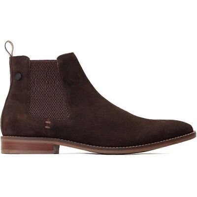 Base London Virgil Bruin Suède Chelsea Laarzen - Chelsea Boots Base London Virgil Bruin Suède Chelsea Laarzen - Chelsea Boots