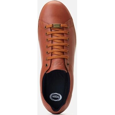 Base London Tucker Burnt Tan Leather Sneakers - Sneakers Base London Tucker Burnt Tan Leather Sneakers - Sneakers
