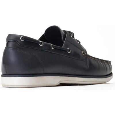 Base London Stern Navy Boat Shoes - Men Base London Stern Navy Boat Shoes - Men