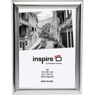 The Photo Album Company PILA4SHIN-NG Chrome A4 Photo Frame The Photo Album Company PILA4SHIN-NG Chrome A4 Photo Frame