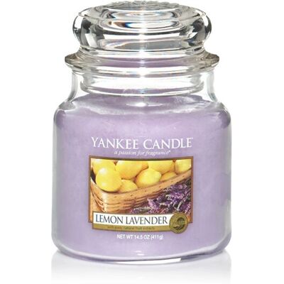 Yankee Candle Model 1073482E Lavender Lemon Scented Candle - Candle Yankee Candle Model 1073482E Lavender Lemon Scented Candle - Candle