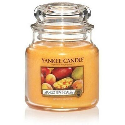 Yankee Candle Mango Peach Salsa Scented Candle - 411g Yankee Candle Mango Peach Salsa Scented Candle - 411g