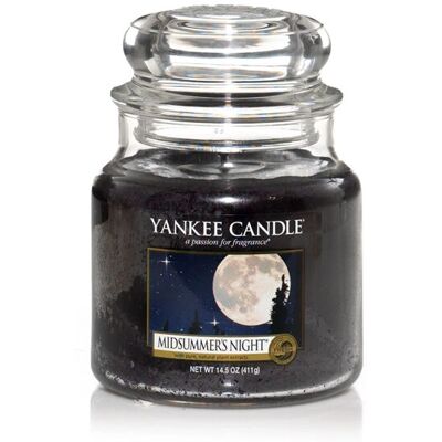 Yankee Candle Black Midsummer Night Large Scented Candle - Candle Yankee Candle Black Midsummer Night Large Scented Candle - Candle
