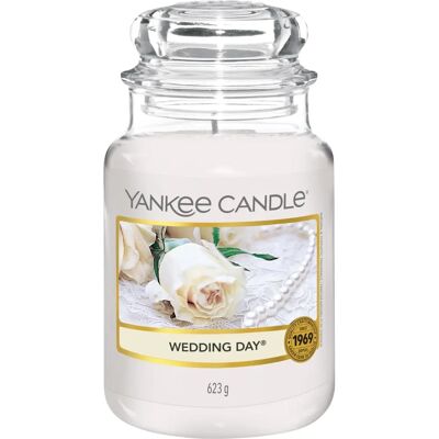 Yankee Candle Hochzeits-Tag Großes Glaskerze - Blumiger Duft - 150H Yankee Candle Hochzeits-Tag Großes Glaskerze - Blumiger Duft - 150H