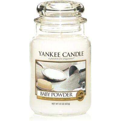 Yankee Candle White Large Jar - Wax Candle - 150H Yankee Candle White Large Jar - Wax Candle - 150H