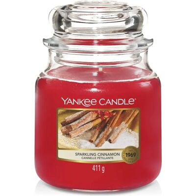 Yankee Candle - Sparkling Cinnamon Scented Candle Large - Scented Candle Yankee Candle - Sparkling Cinnamon Scented Candle Large - Scented Candle