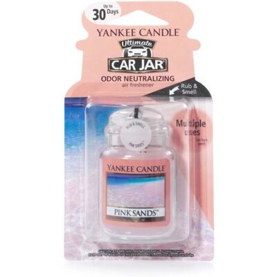 Yankee Candle Pink Sands Auto Duftspender - Car Jar Ultimate - Geruchsneutralisierend Yankee Candle Pink Sands Auto Duftspender - Car Jar Ultimate - Geruchsneutralisierend