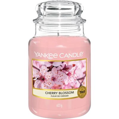 Yankee Candle Große Glasvase Kirschblüte Duftkerze - 623g Yankee Candle Große Glasvase Kirschblüte Duftkerze - 623g
