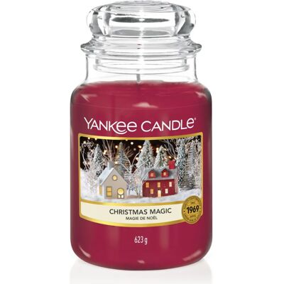 Yankee Candle Weihnachten Magic Große Glaskerze - Wohn Duft Yankee Candle Weihnachten Magic Große Glaskerze - Wohn Duft