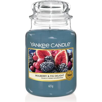 Yankee Candle mûre et figue bleue - Bougies Yankee Candle mûre et figue bleue - Bougies