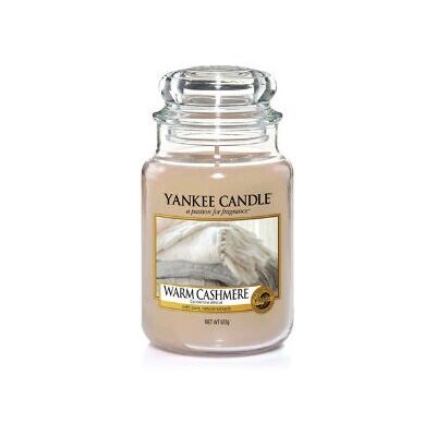 Yankee Candle Warm Cashmere Beige Candle - Large Jar - 150H Yankee Candle Warm Cashmere Beige Candle - Large Jar - 150H