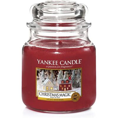 Yankee Candle Magie de Noël Pot Moyen - Bougie Yankee Candle Magie de Noël Pot Moyen - Bougie