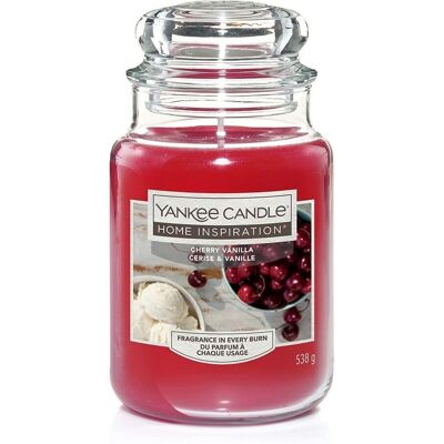 Yankee Candle Cherry Vanilla - Large Jar - Candle Yankee Candle Cherry Vanilla - Large Jar - Candle