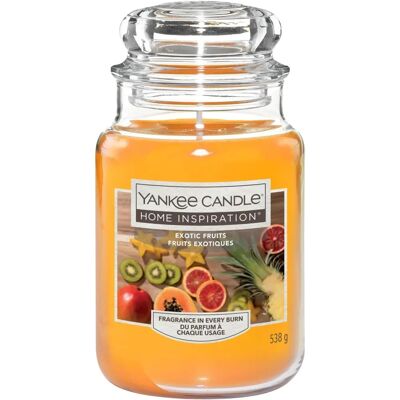 Yankee Candle Large Jar Candle Exotic Fruits - Tropical Scent Yankee Candle Large Jar Candle Exotic Fruits - Tropical Scent