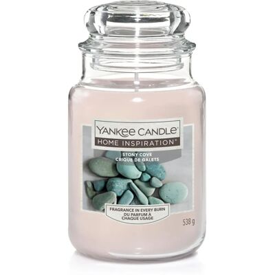 Yankee Candle Stony Cove - Stor - Vit Mysk & Apelsin - Lys Yankee Candle Stony Cove - Stor - Vit Mysk & Apelsin - Lys