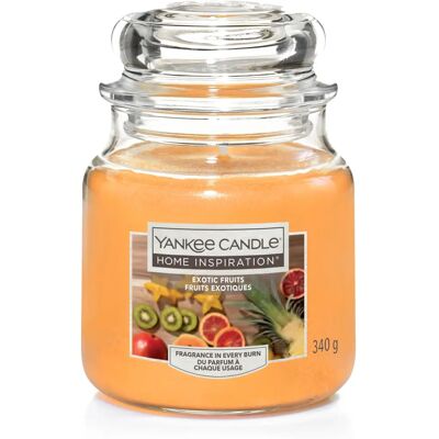 Yankee Candle Średni Słoik - Egzotyczne Owoce Zapachowa Świeca Yankee Candle Średni Słoik - Egzotyczne Owoce Zapachowa Świeca