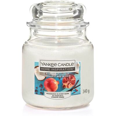Yankee Candle Granatapfel Kokos Mittleres Glas - Kerze Yankee Candle Granatapfel Kokos Mittleres Glas - Kerze