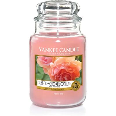 Yankee Candle - Sun-Drenched Apricot Rose - Jar Candle Yankee Candle - Sun-Drenched Apricot Rose - Jar Candle