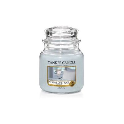 Yankee Candle A Calm & Quiet Place Wax Candle - Blue - Candle Yankee Candle A Calm & Quiet Place Wax Candle - Blue - Candle