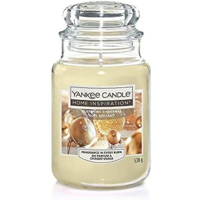 Yankee Candle Lśniące Święta Wanilia Bursztyn 538g - Pachnąca świeca Yankee Candle Lśniące Święta Wanilia Bursztyn 538g - Pachnąca świeca